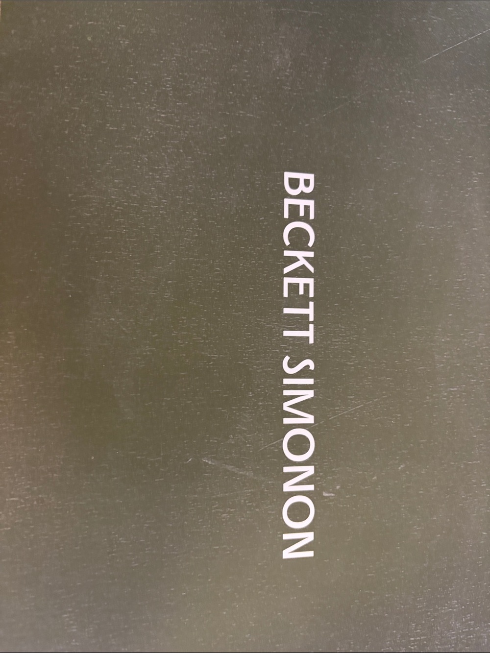 Beckett Simonon Black Athletic Shoe Box